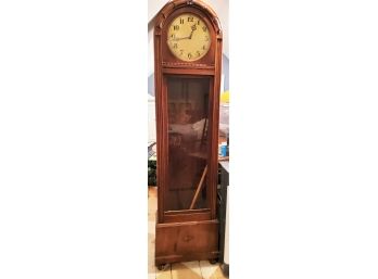 Beautiful Josef Babos /josef Argmuller Antique Wood Grandfather Clock