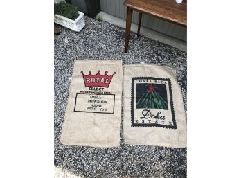 Vintage Coffee Bean Bags