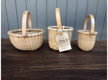 Nantucket Hand Crafted Graduated Baskets