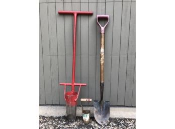Garden Hole Diggers And Shovel