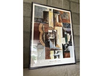 Pablo Picasso Framed Violin And Guitar Print