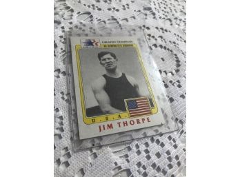 1983 LA Olympic Committee Jim Thorpe Sports Card