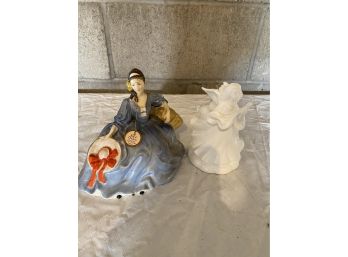 Royal Doulton Figurine And Ceramic Angel