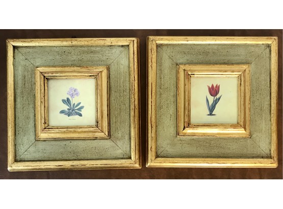 Pair Of Floral Paintings  Framed  (1 Of 2)