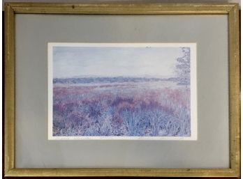 Framed Lithograph By Michele Richards Kennedy Signed And Numbered