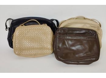 Lot Of Leather Handbags (4)