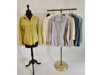 Women's Zanella Button Down Shirts (7) - Size 10