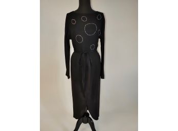 Marita By Anthony Mutto Black Cocktail Dress