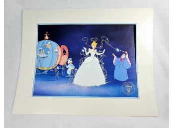 Disney Cinderella 1995 Exclusive Commemorative Lithograph
