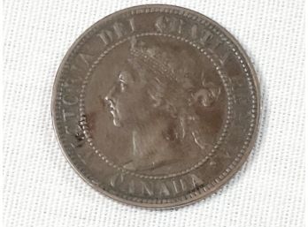 1896  Canadian Large Cent
