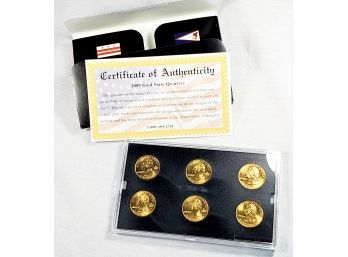 2009 Gold Plated Quarter Set(Territories OF The US)