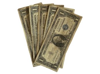 Series 1957, $1 Silver Certificates W/ Collectible Serial Numbers