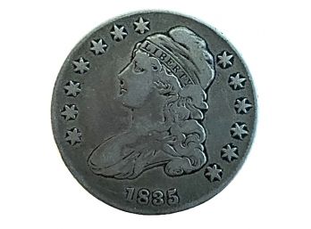 1835 Silver Capped Bust Silver Half Dollar