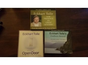 Set Of 3 Eckhart Tolle Audio Books