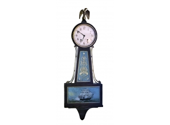 Vintage Seth Thomas Clock Company, Eight Day Banjo Clock