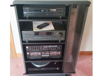 Home Stereo System With Cabinet (SF10)
