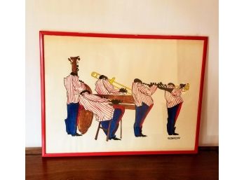 Jazz Band Watercolor, Signed Sorrow (SF56)