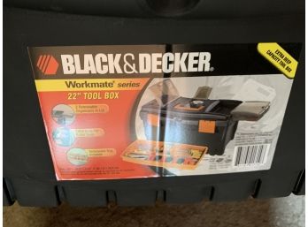 Tool Box #20 Black And Decker Empty