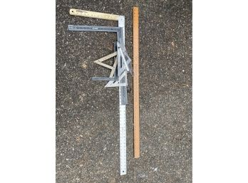 Collection Of Angle Squares Measuring Sticks