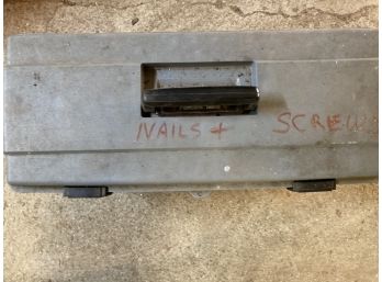 Tool Box #15 Top Says Nails And Screws