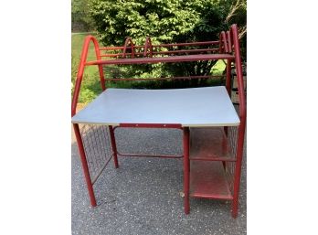 Red Metal Artist Table /drafting Table