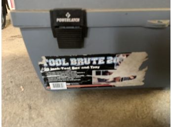 Tool Box #21 With A Few Items Inside.