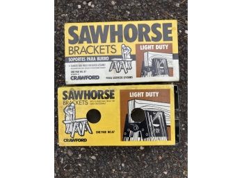 2 Boxes Of Saw Horse Brackets