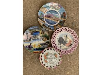 Group Of Plates From Different States