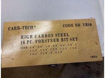 CARB-TECH High Carbon Steeel 16 Pc Forstner Bit Set