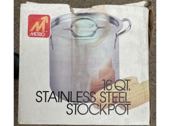 Metro 16 Quart Stainless Steele Stockpot