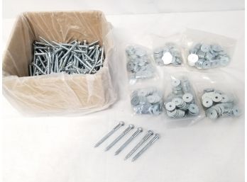 Lot Lag Bolts  And Washers 5/16 X 3 1/2