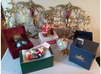 CHRISTMAS LOT Of LOVELY ORNAMENTS Decorative Items!