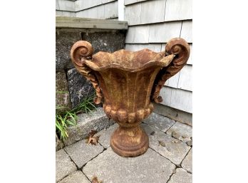Patina Planter- Gorgeous And Heavy