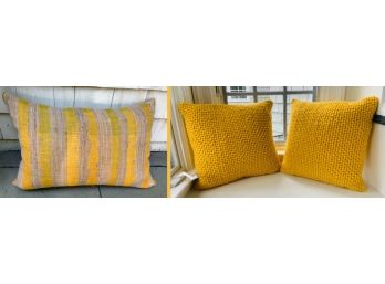 Yellow Throw Pillows