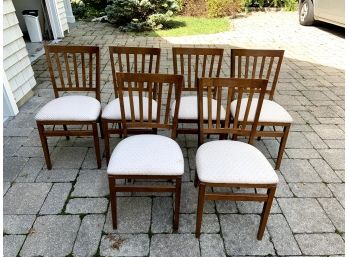 Set Of 6 Nice Sturdy Folding Chairs