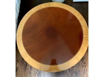 2-toned Wood Side Table