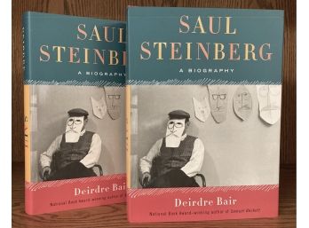 Lot 'A' -  2  2012 First Editions -'Saul Steinberg' Biography By Deirdre Bair