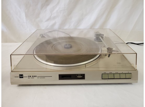 Vintage DUAL CS-530 Bell Drive Full Automatic Turntable AS IS - Untested - Ortofon DS-165 Cartridge