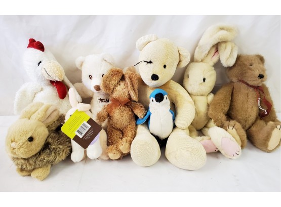 Cute Assortment Of Plush Stuffed Animals