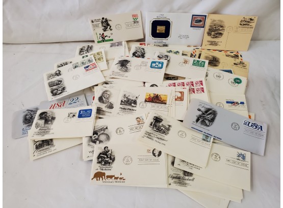 150+ Vintage 1960s & 1970s United States Postal Service 1st Day Issue Stamp Collection