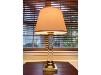 Crystal Column Table Lamp