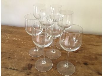 Set Of 8 Stem Wine Glasses