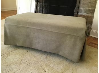 Upholstered Ottoman/ Coffee Table With Sleep Cover
