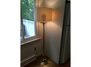 Stiffel Bras And Metal 3 Light Floor Lamp