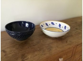 Pair Of  Ceramic Bowls.
