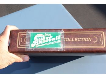 1987 Topps Baseball In Binder And Sleeves