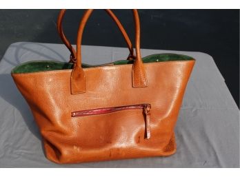 Nicely Weathered Dooney & Bourke Leather Bag