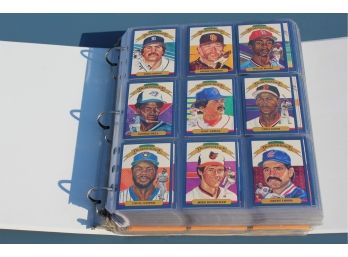1986 Donruss Baseball Collection In Binder & Sleeves