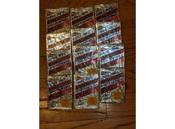 12 Packs Of Unopened 1991 Pacific Plus Football Cards