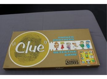 2 Vintage Parker Brothers Games - Clue -1963, The Magnificent Race 1975